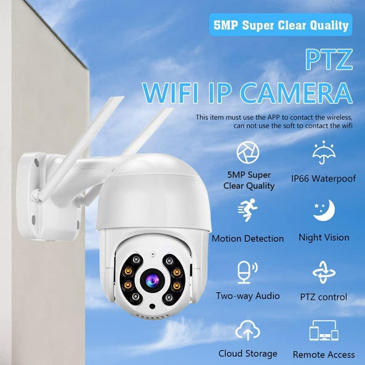 Cámara de Seguridad WiFi 360° – Protección Total para tu Hogar