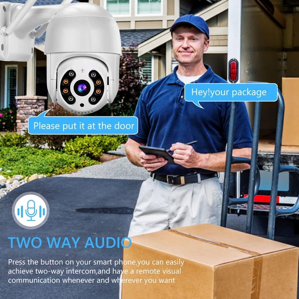 Cámara de Seguridad WiFi 360° – Protección Total para tu Hogar